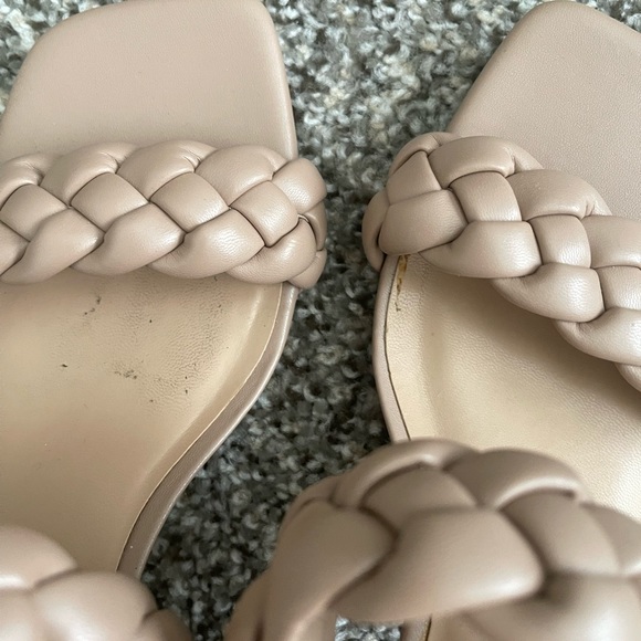 A New Day Brown Braided Mule Heels - Picture 8 of 9